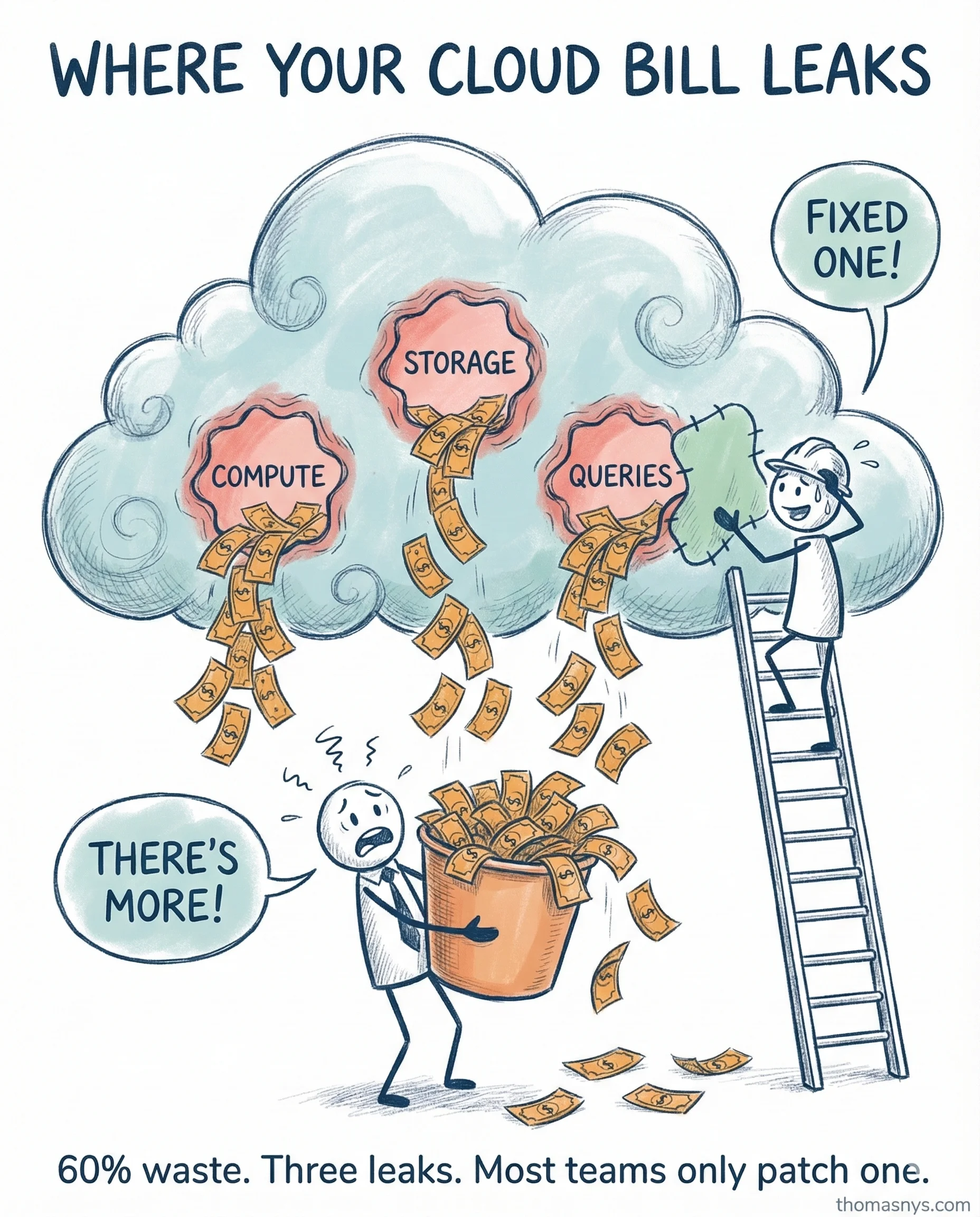 60% of Your Cloud Spend Is Waste (Here's Where)