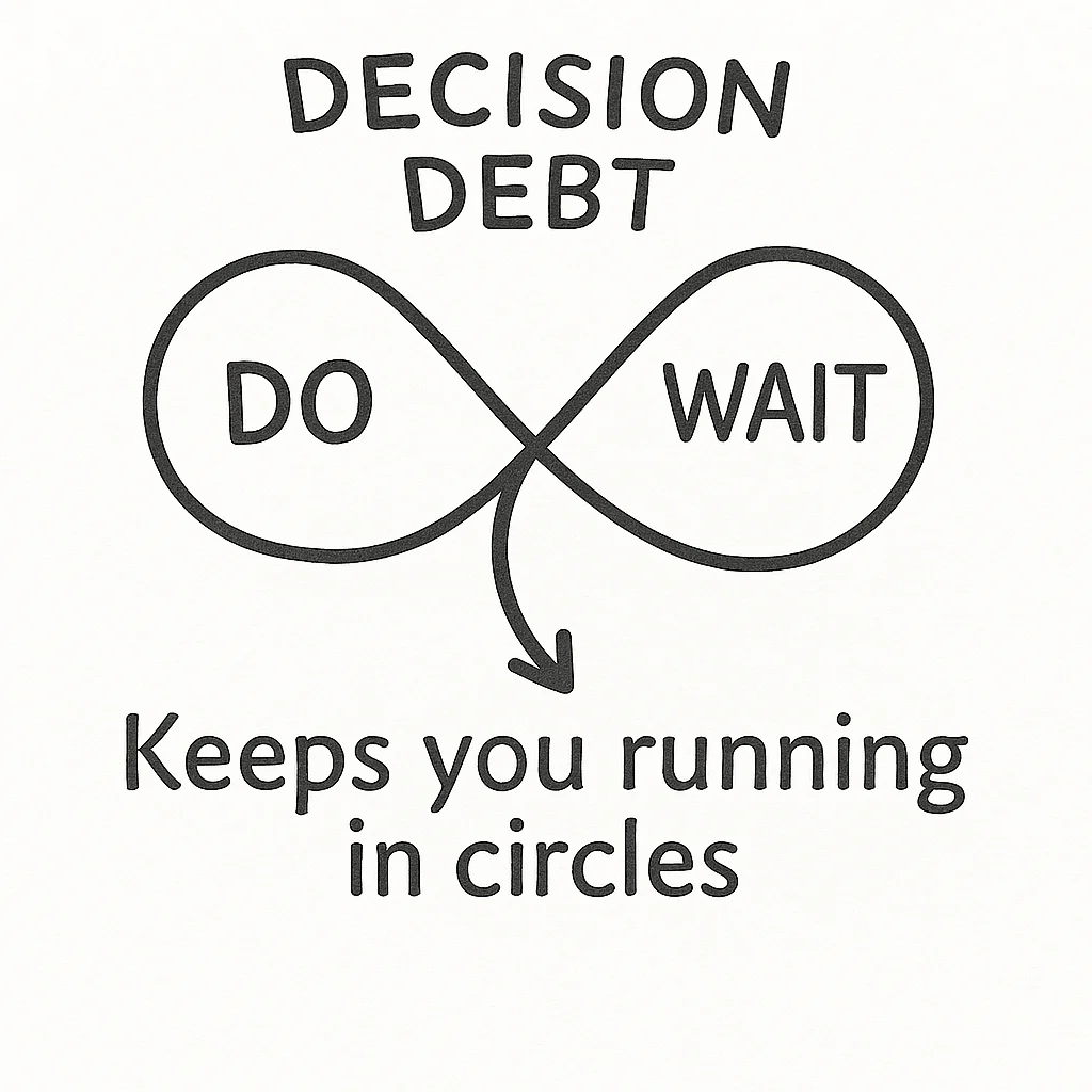 Decision debt keeps you running in circles