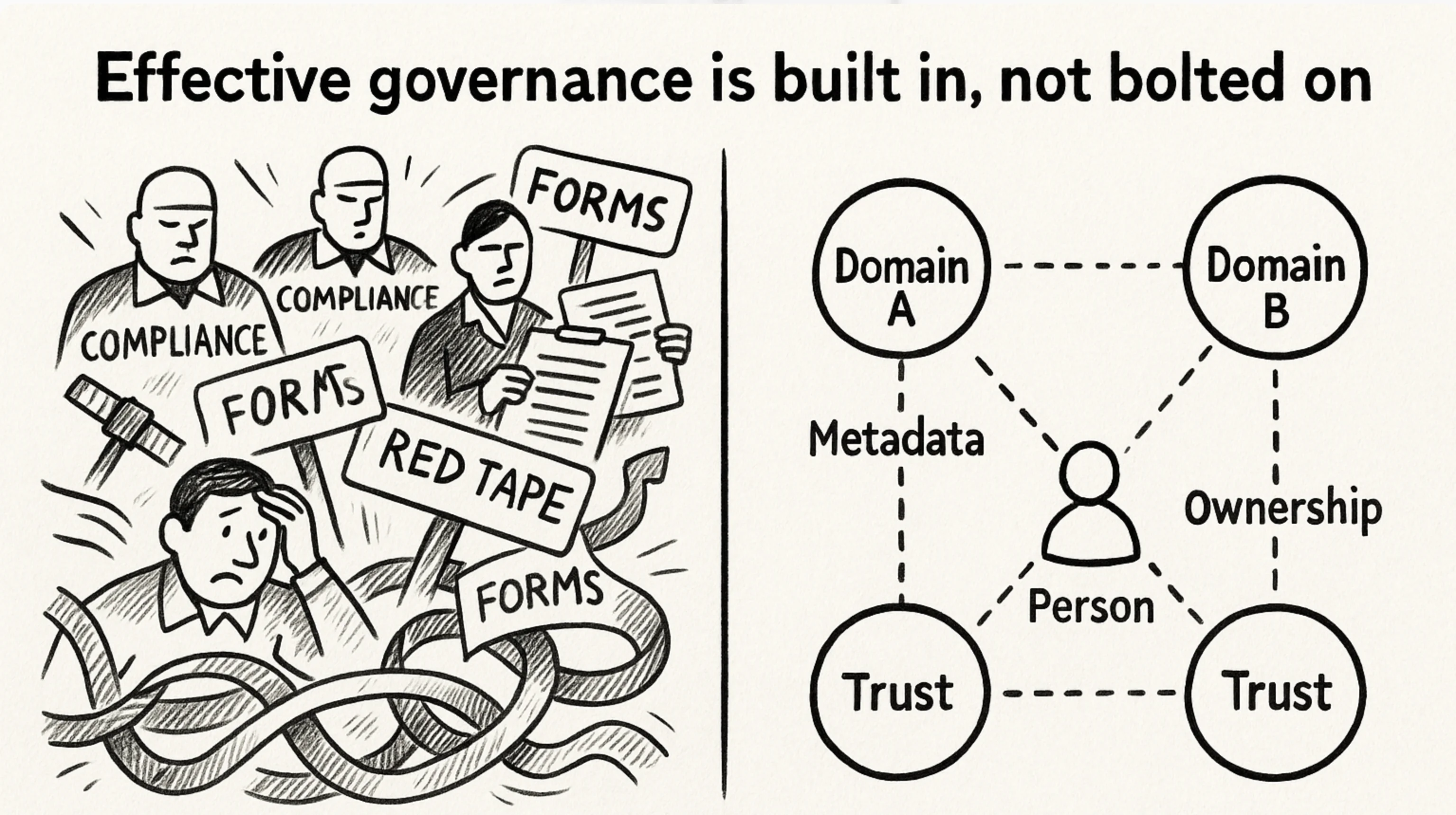 Effective governance is built in, not bolted on