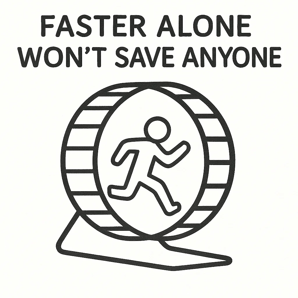 "Faster" alone won't save anyone