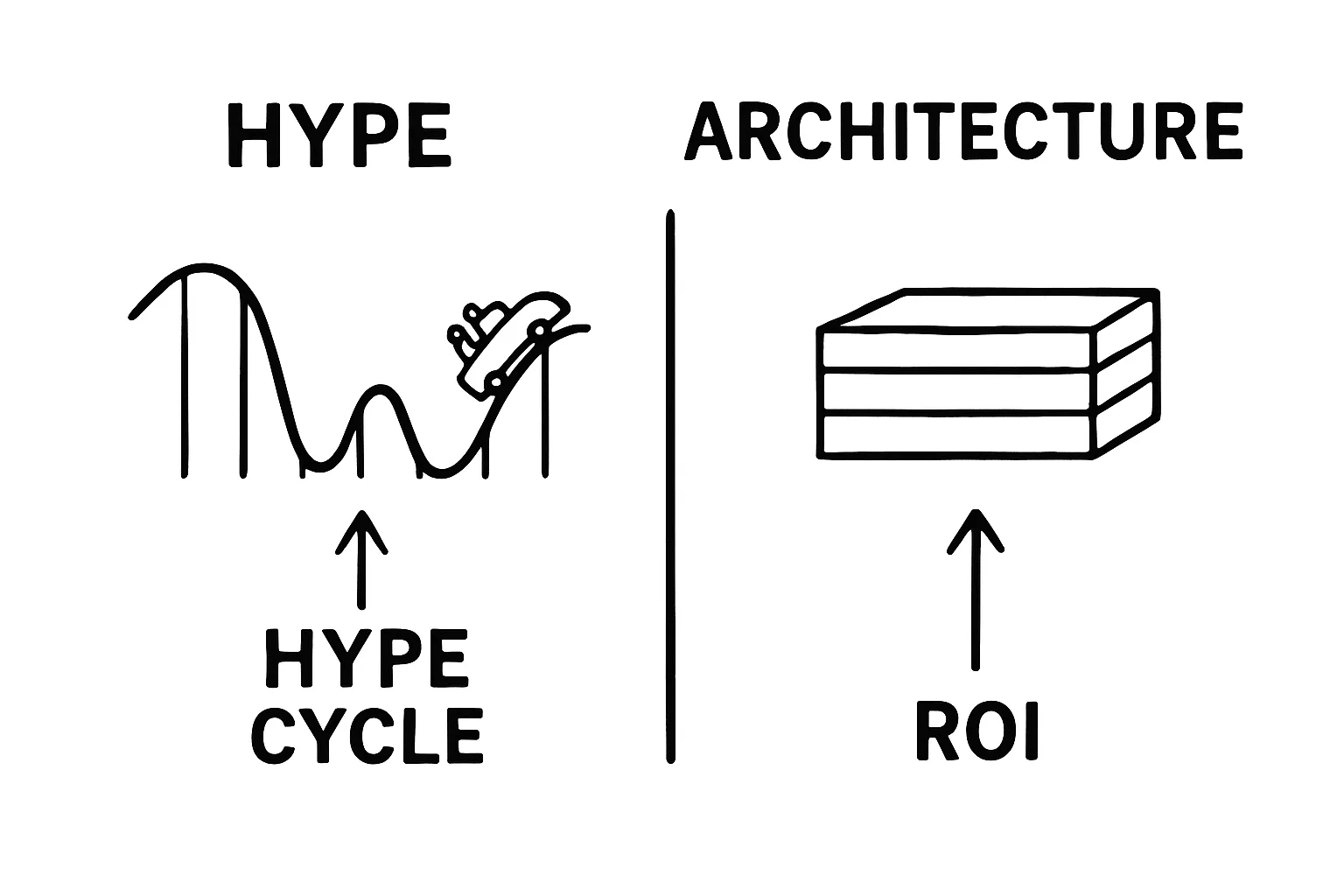 Hype doesn't deliver ROI. Solid architecture does.
