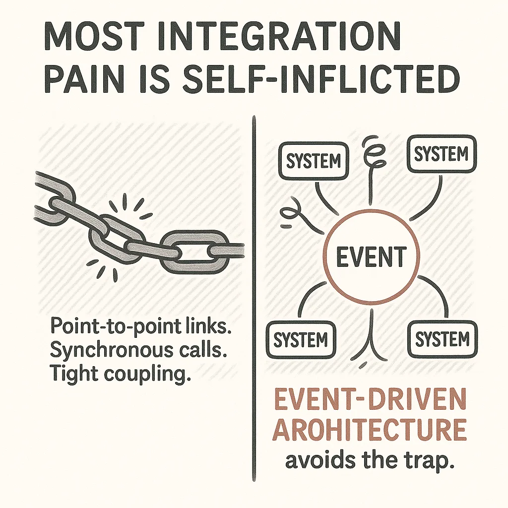 Most integration pain is self-inflicted
