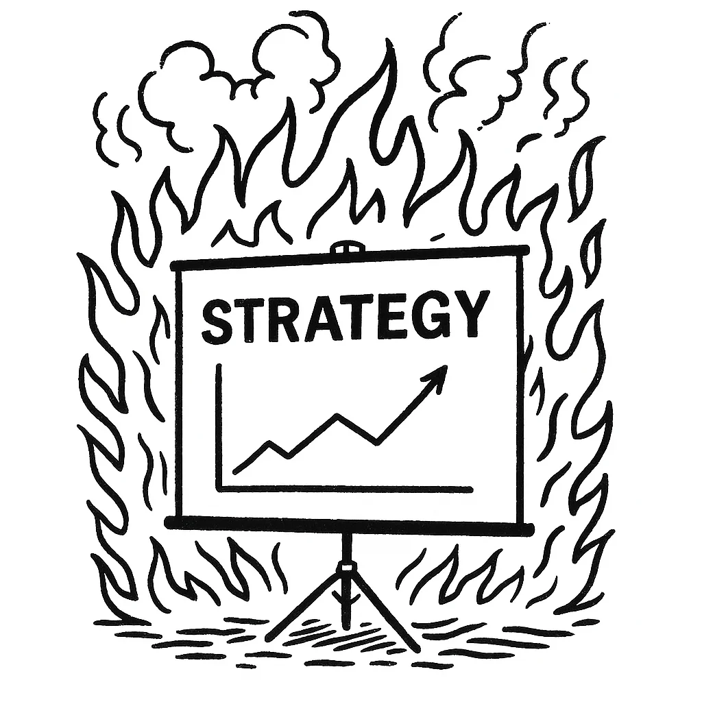 Slideware isn't strategy.