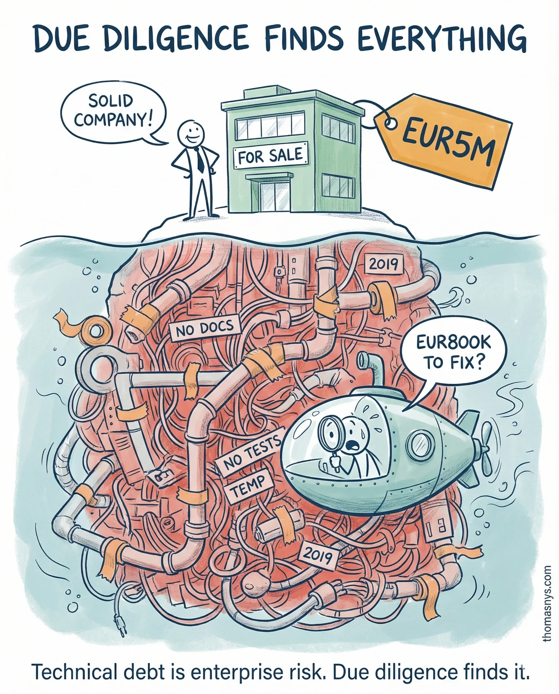 The Acquisition Disaster - When Technical Debt Tanks a Deal