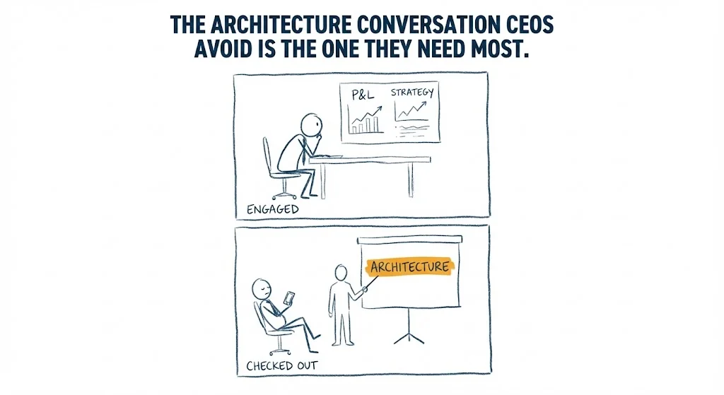 The Architecture Conversation CEOs Avoid