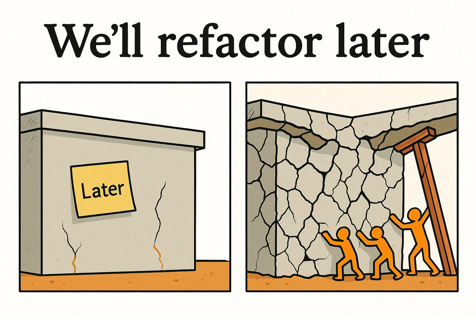 The Expensive Lie - We'll Refactor Later