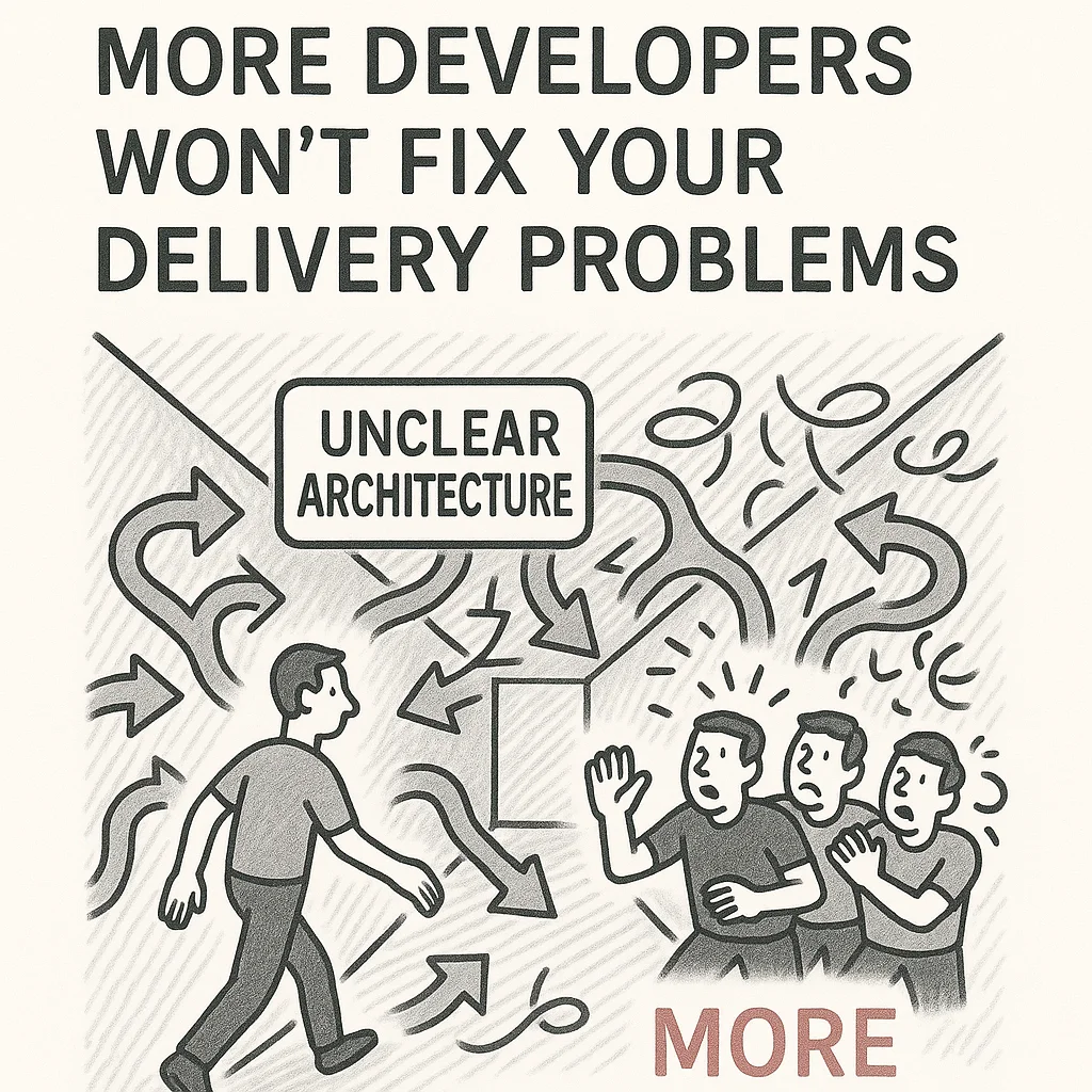 Why hiring more developers won't fix your delivery proble...